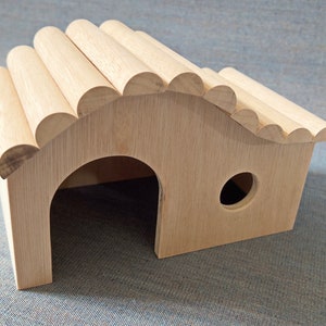 Softwood Hamster House: Gerbil Hideout, Small Animal Playground - Etsy