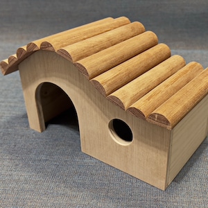 Amazing House/Hide, twee maten, huis_verberg, klein medium, gerbil, hamster, degoe, muizen, speelgoed voor huisdieren