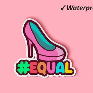 Coole Equality Sticker | Women es Month Stickers Pack, Journal Stickers, Frauen Sticker, Wasserfest und verblassfest Aufkleber