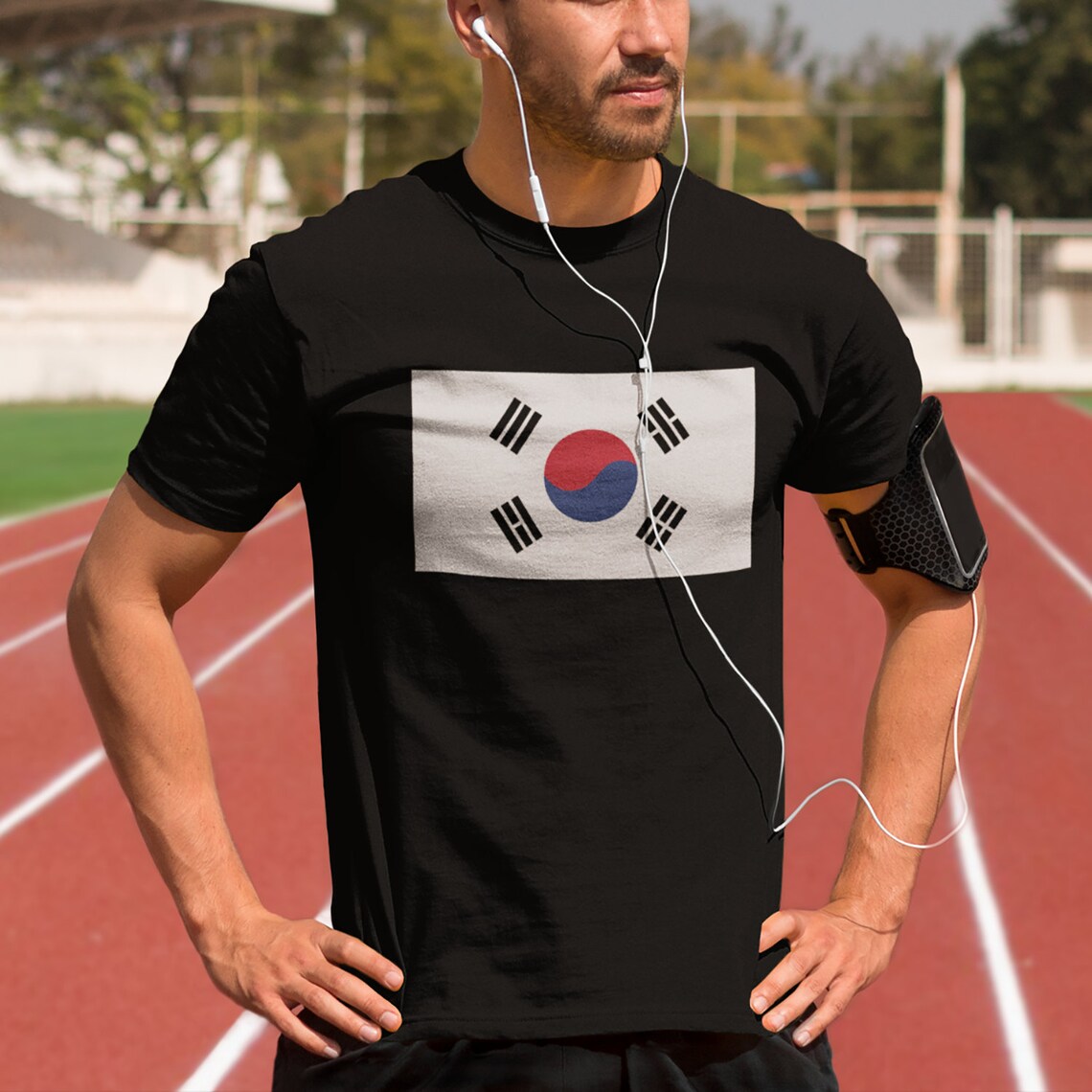 South Korea Flag Shirt Full Color Tshirt Olympic Sports Etsy UK