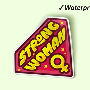 Empowermented Woman Sticker Bundle | Girl Power Journal Sticker, Süße Sticker, Frauen Sticker, Wasserfest und verblassfest Aufkleber