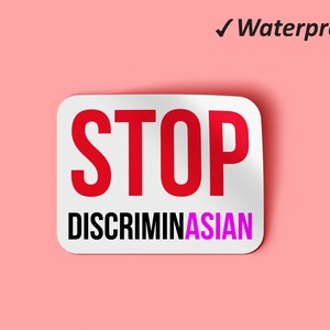 Jeu d’autocollants Stop Discrimination | All Lives Matter Journal Stickers, End Racism, Scrapbook Stickers, Fade Resistant and Oilproof Stickers