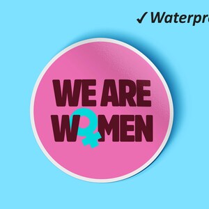 We Are Women Planner Stickers | Frauentag Sticker Pack, Journal Sticker, Laptop Sticker, Ölfest und Wasserfest Sticker