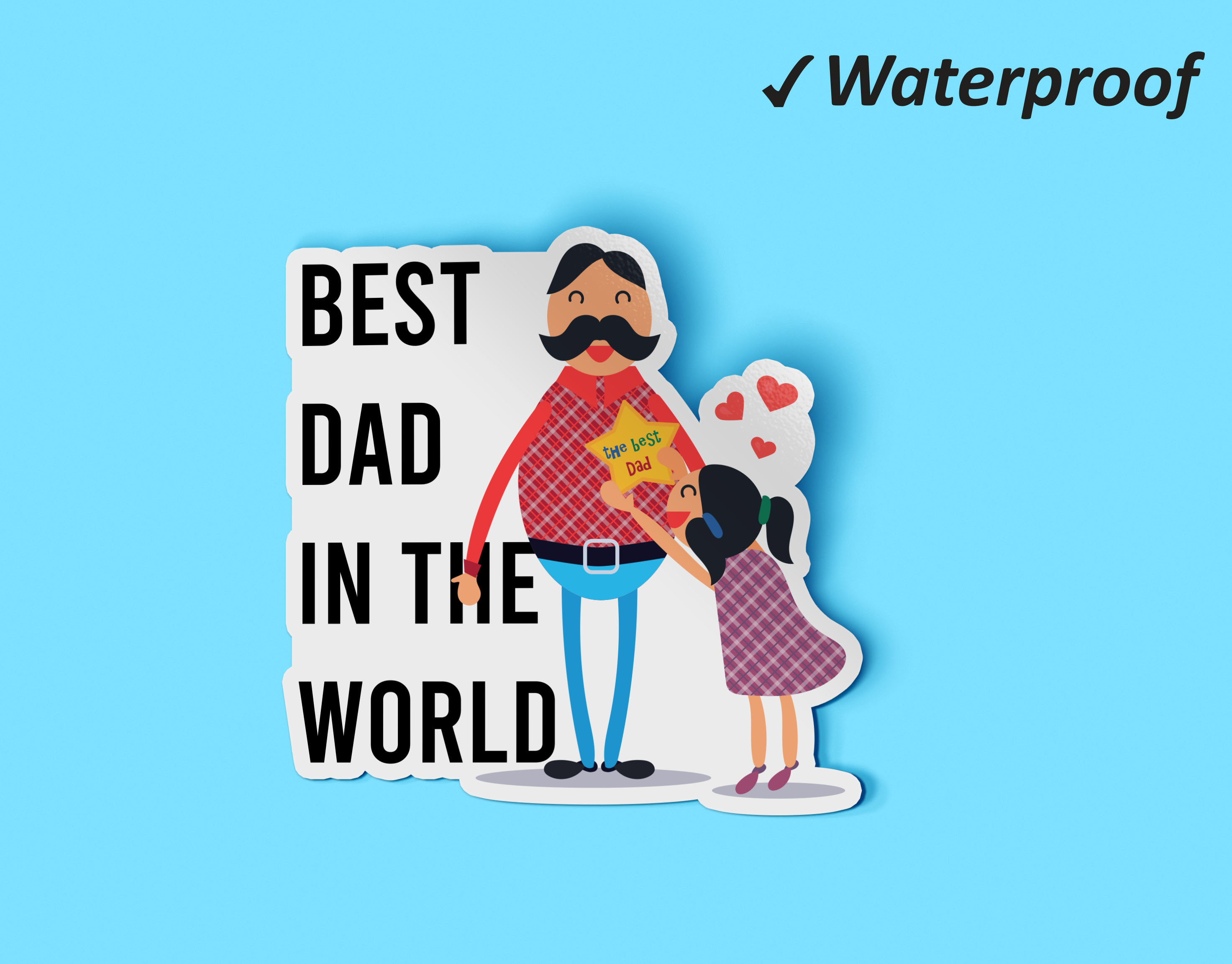 I Love My Dad Sticker Bundle Papa Day Happy Father S Etsy 日本
