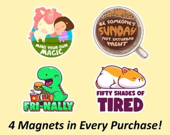 Refrigerator Magnets With Sayings, Fridge Magnet Set, Motivational Fridge Magnet, Magnets For Board, Car Magnets, Fade Resistant Magnets