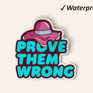 Beweisen Sie ihnen falsche Sticker Pack | Women es Rights Stickers, Damen Sticker, Laptop Sticker, Fade Resistant Sticker