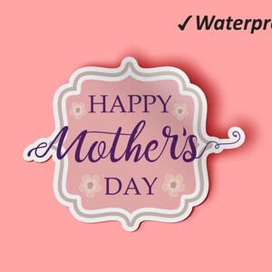 Mommy's Day Sticker Set | Sticker cadeau voor moederdag, laptop stickers, cadeau voor moeder, waterdichte stickers, oliebestendig
