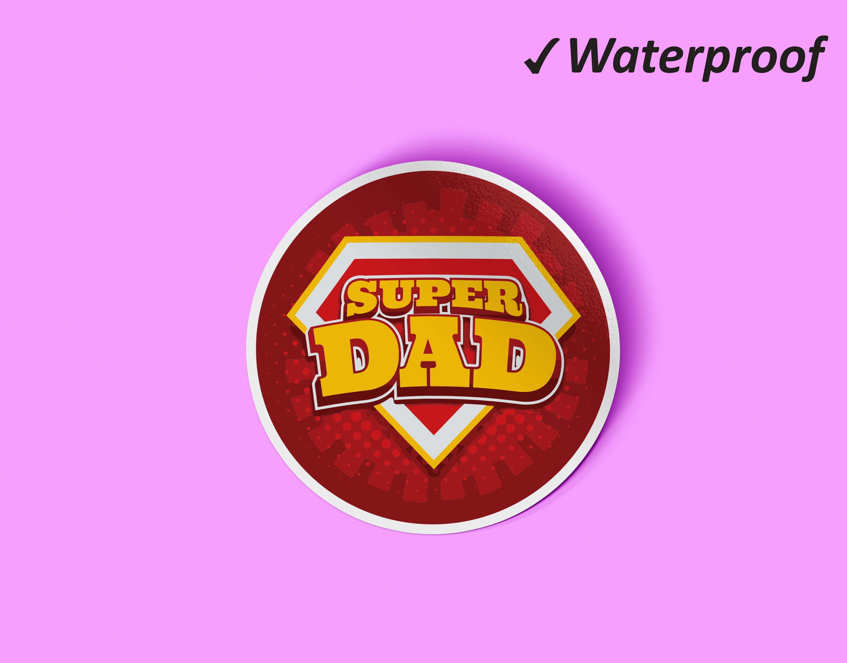 Super Dad Sticker Pack Dad Gift Funny Father S Day Etsy 日本