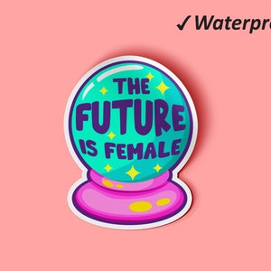 The Future Is Female Sticker Pack | Women es Month Journal Stickers, Sticker Sheet, Laptop Sticker, Wasserfeste Permanent Sticker