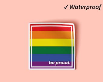Pride Month Stickers Pack | LGBT Love, Sticker Labels, Business Stickers, Queer Pride, Waterproof Stickers, Fade Resistant