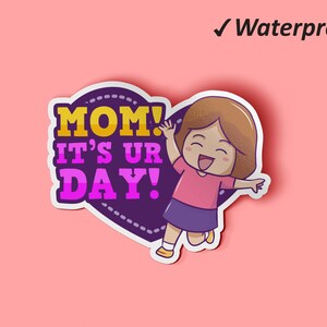 Happy Mother’s Day Sticker Bundle | Cadeaux uniques pour maman, cadeau de nouvelle maman, autocollant de pare-chocs, autocollants permanents imperméables, huile