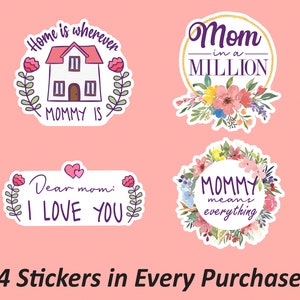 Beste Moeder Sticker Set | Grappige Moederdag, Dagboek Stickers, Moeder Geschenken, Planner Stickers, Waterdichte en Fade Resistant Stickers