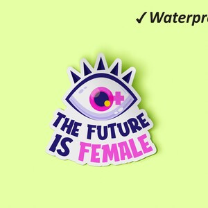 The Future Is Female Stickers Set | Frauentag Sticker Bundle, Laptop Sticker, Journal Sticker, Wasserfeste Sticker