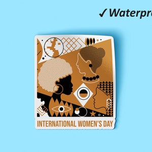 Girl Power Sticker | Damen Sticker Bundle, Frauentag Geschenke, Planer Sticker, Wasserfeste Aufkleber, Fade Resistant
