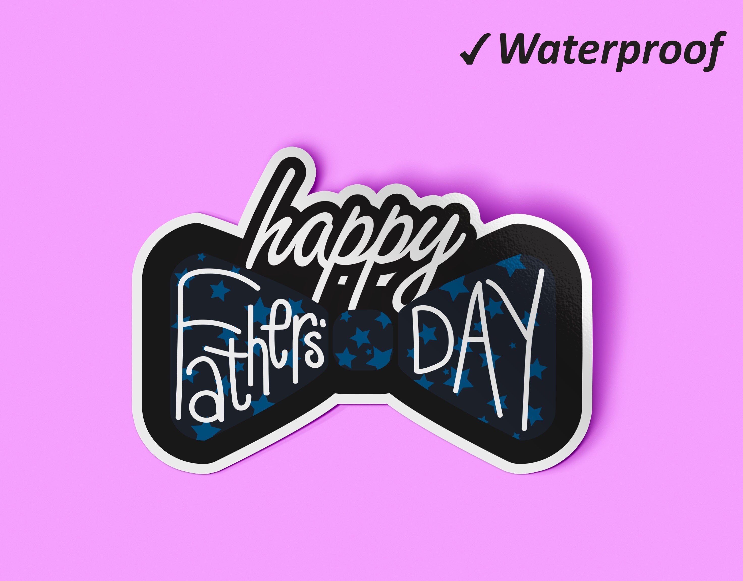 Happy Father's Day Sticker Set Papa Day Business Etsy