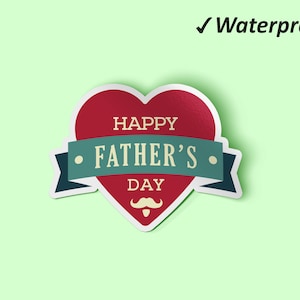 Happy Father’s Day Sticker Bundle | Meilleur papa, Autocollants amusants, Autocollants de bouteille d’eau, Première fête des pères, Autocollants résistants à la décoloration, Résistant à l’huile