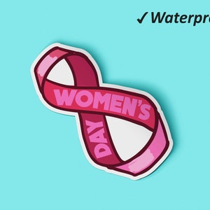 Girl Power Laptop Sticker | Women Empowerment Art, Bumper Sticker, Planner Sticker, Wasserfeste Vinyl Sticker, Fade Resistant