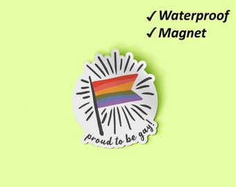 Proud To Be Gay Magnet Bundle | LGBT Love, Pride Month, Magnet For The Fridge, Fun Magnets, Fade Resistant Magnets, Waterproof