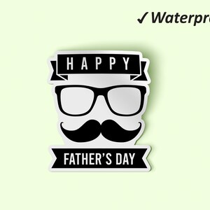 Ensemble d’autocollants de la fête des pères | Fête des pères, cadeaux de papa, autocollants de bouteille d’eau, feuilles d’autocollants, autocollants résistants à la décoloration et imperméables à l’eau