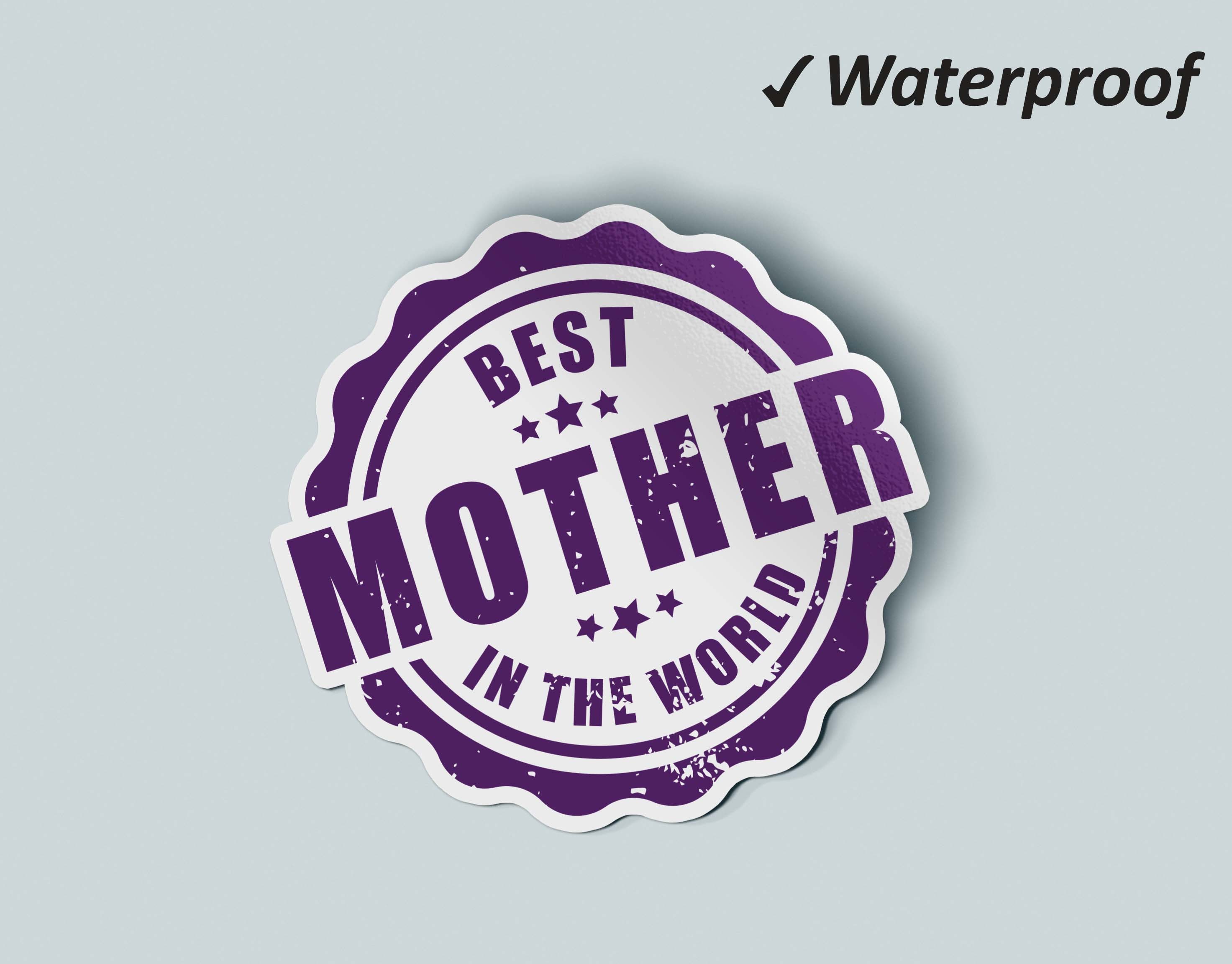 Best Mother Stickers Pack for Mom Mother's Day Craft Etsy UK