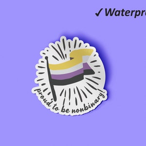 Fier d’être un pack d’autocollants non | Fierté, Autocollants d’artisanat, Autocollants cadeaux, Love Wins, Autocollants permanents imperméables à l’eau, Résistant à la décoloration