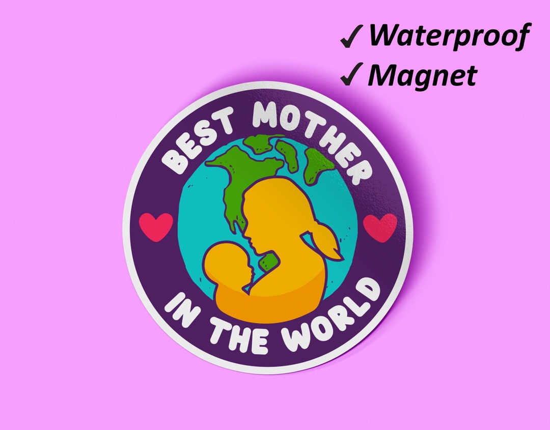 Best Mother in the World Set Mom Gifts, Fridge Mom