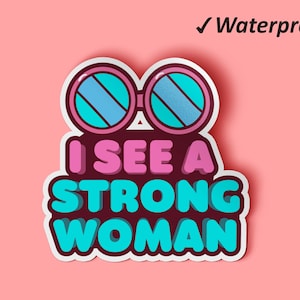 Strong Woman Cool Stickers Bundle | Autocollant d’autonomisation des femmes, Autocollants pour femmes, Autocollants de planificateur, Autocollants permanents imperméables à l’eau