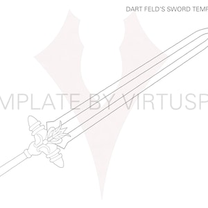 Dart Feld Sword Template (The Legend of Dragoon)