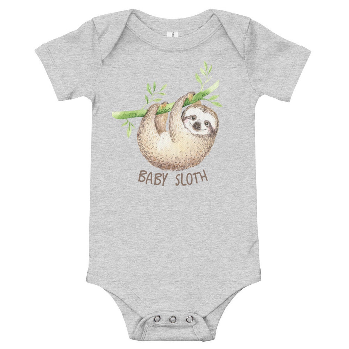 Baby Sloth Onesie // Sloth Baby Outfit // Cute Sloth Onesie // Etsy