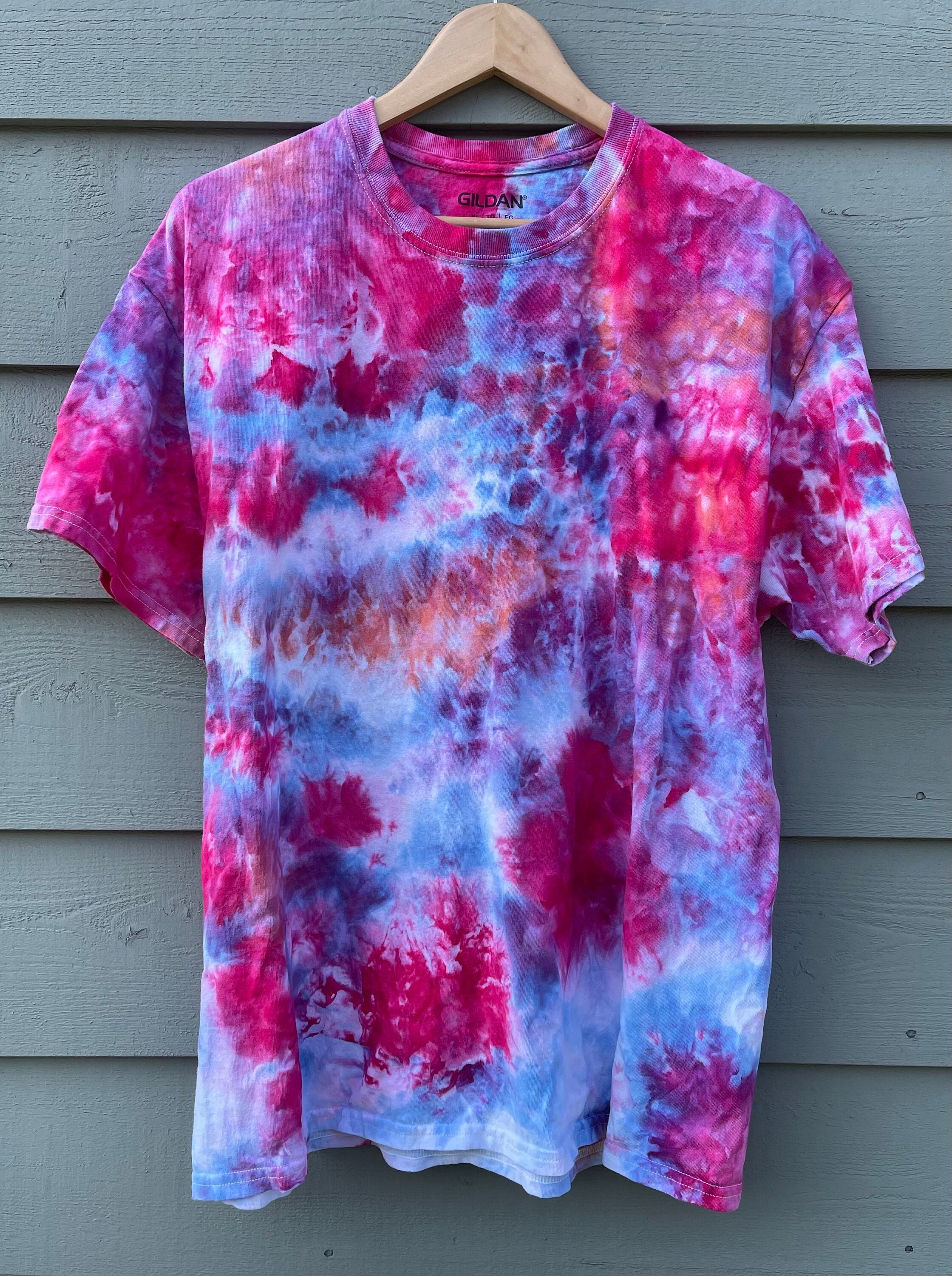 cotton candy tie dye shirt