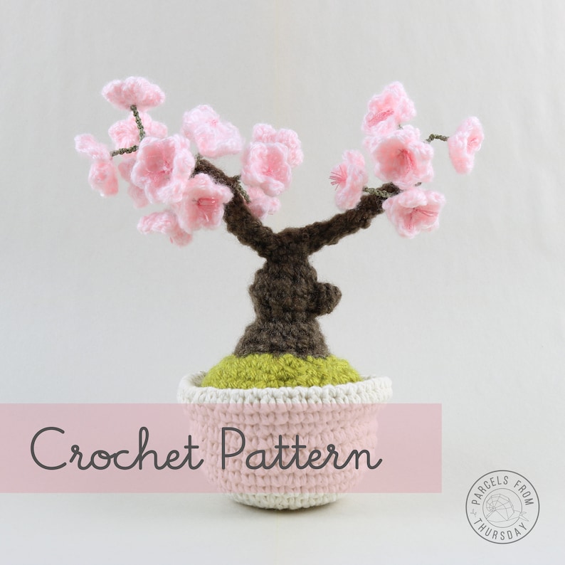Animal Crossing Inspired Cherry Blossom Bonsai Crochet Pattern Etsy