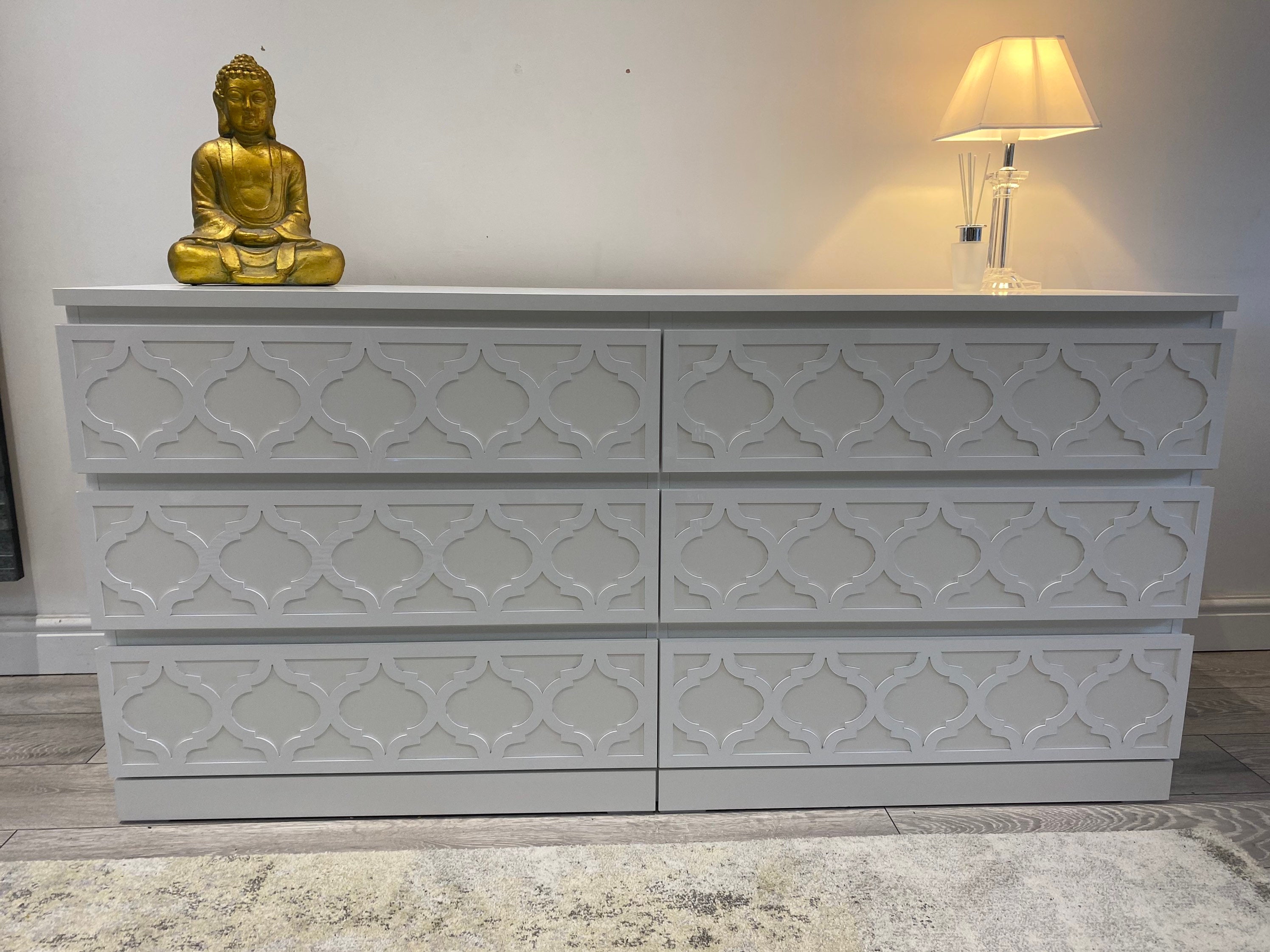 Arabesque Malm Kit Furniture Overlay Furniture Decor Etsy