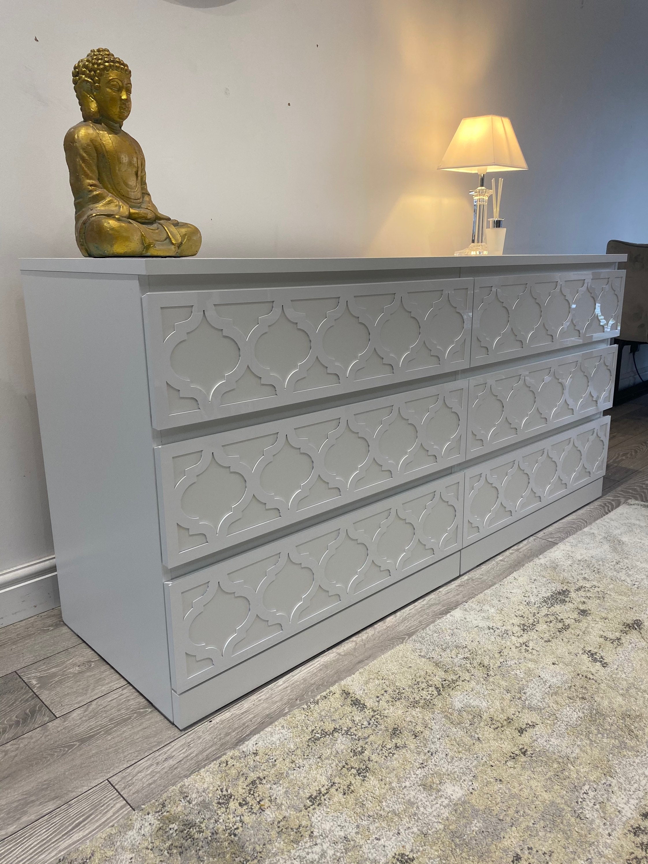 Arabesque Malm Kit Furniture Overlay Furniture Decor Etsy