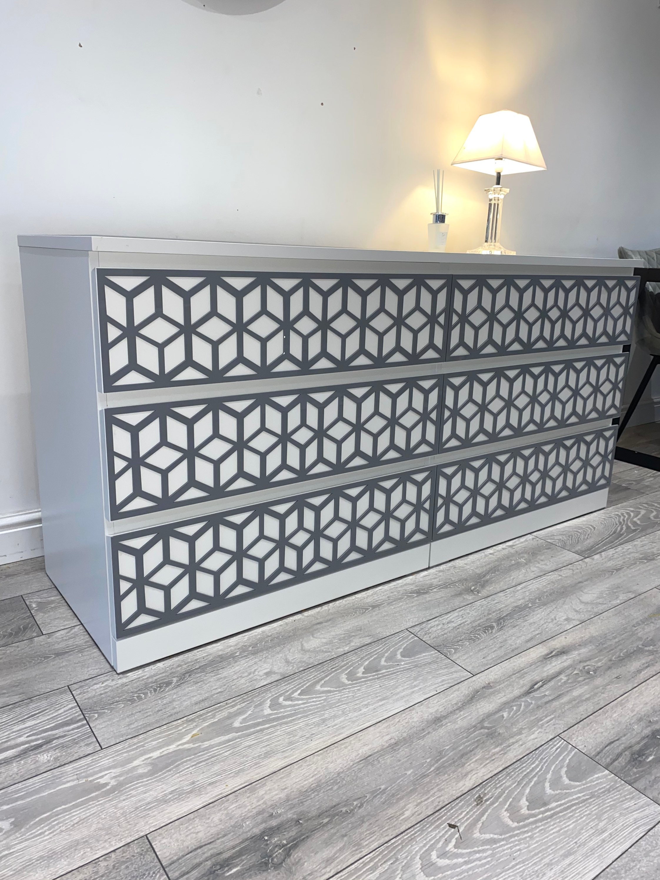 Geometric Malm Kit Furniture Overlay Furniture Decor Etsy UK