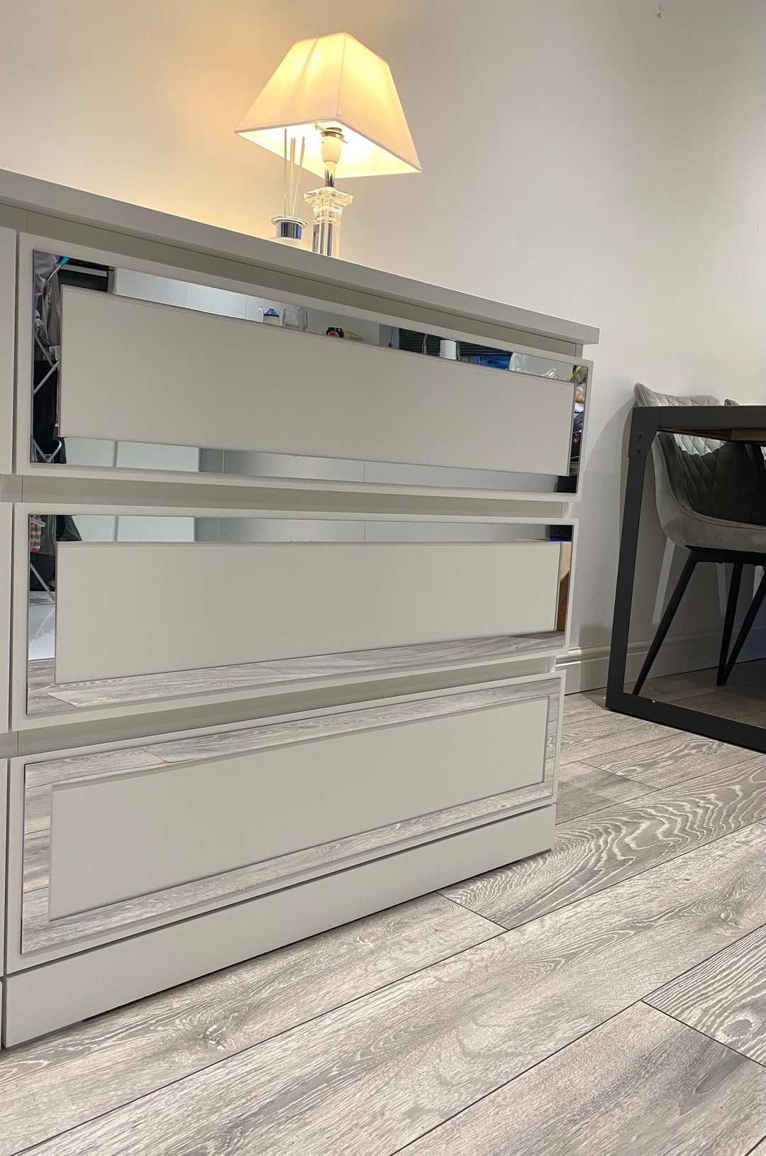 Framed Malm Kit Furniture Overlay Furniture Decor Drawer Front Sticker