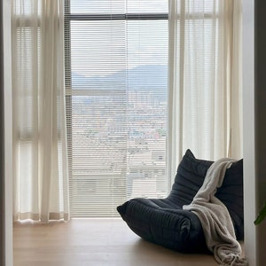 Cortinas para techos altos, cortinas transparentes extra largas de 2 pisos, cortinas para sala de estar de 50&quot;, paneles de cortinas de terciopelo, cortinas para dormitorio, hechas a medida