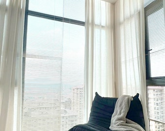 High Ceiling Curtains,2-story curtains extra long Sheer curtains,Living Room curtains,Long Drapery Panels,Bedroom curtains, Custom made