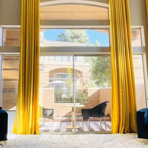 High Ceiling Curtains,2-story curtains  extra long curtains , Living Room curtains,  Velvet Drapery Panels,Bedroom curtains, Custom made