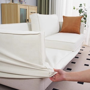 600+ colors, Full custom sofa cover, sofa base, backrest, cushion cover included, Custom Sofa slipcover, bench cushion cover