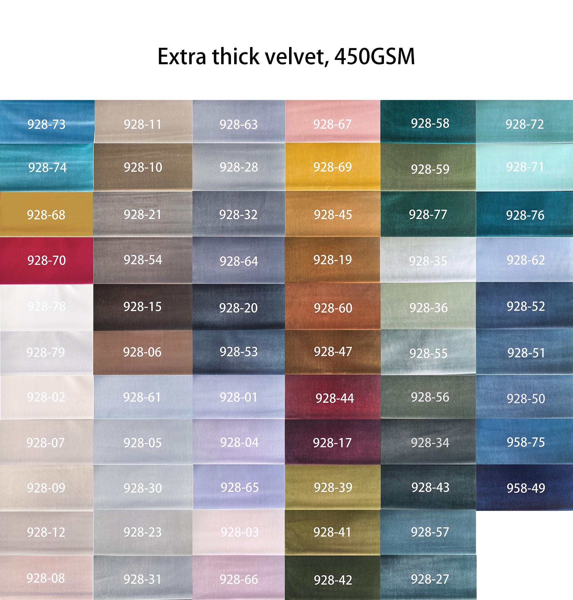 Blackout Matt Velvet Fabric Samples,fabric by Meters,110