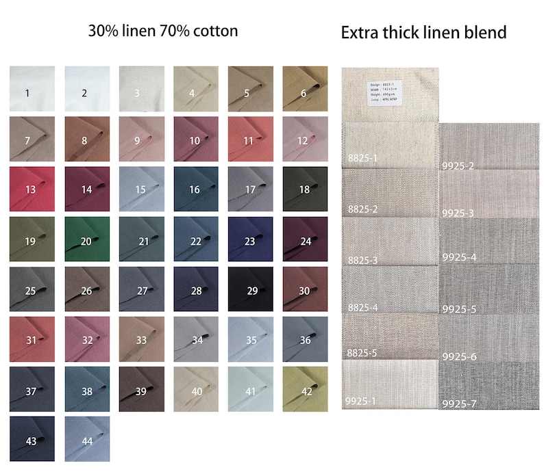 700+ options,55“ wide Uphostery fabric,sofa fabric samples, Faux leather, chenille,cotton,Faux linen,velvet,Boucle,corduroy fabric image 4