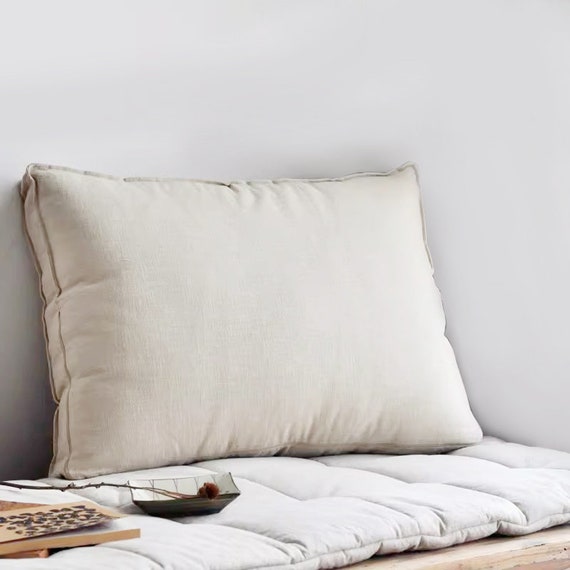 600 Colours sofa Cushion Cover backrest Cushion Cover off White Canvas Cushion Cover With Piping bench Cushion Cover bed Back Cushion Cover Etsy