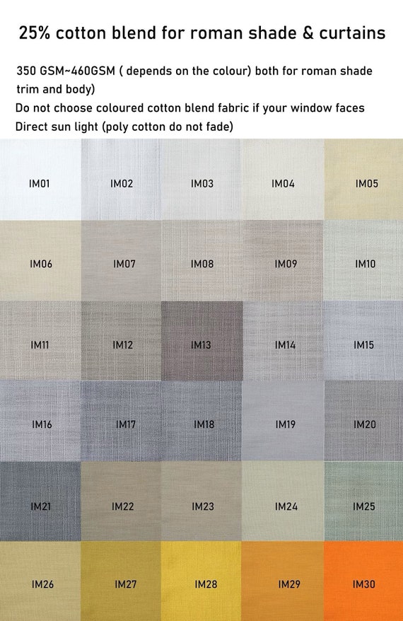 Heavy weight cotton blend fabric samples, swatches, fabric by meters,110" wide, fabric for Curtains and upholstery