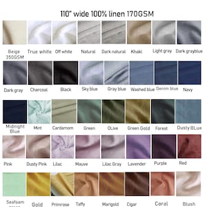 40 Colors , 100% linen Custom Roman Shades With Chain Mechanism, Flat Roman Shade , window treatment, Roman Blinds image 3