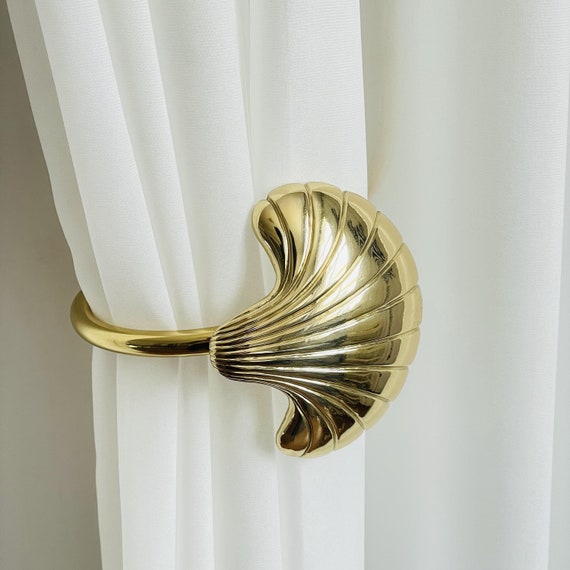 Curtain tie back brass discount
