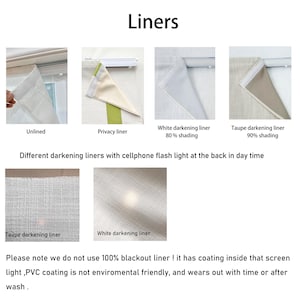 40 Colors , 100% linen Custom Roman Shades With Chain Mechanism, Flat Roman Shade , window treatment, Roman Blinds image 2