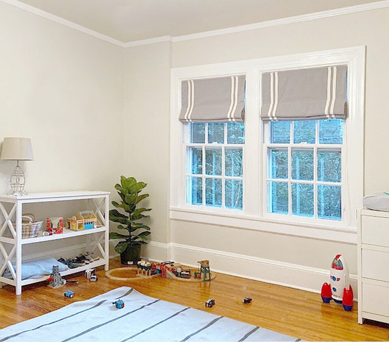 85 Colors Custom Roman Shades With Chain Mechanism,Hardware include, window blind, Window treatment, Cotton blend roman blind