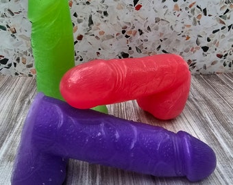 Funny Vibrant Novelty Soap, Gag Gift, Bachelorette Party Favor