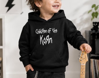 Children of the Korn Toddler Hoodie, Nu Metal Fleece Sweatshirt, Rocker Kid Apparel