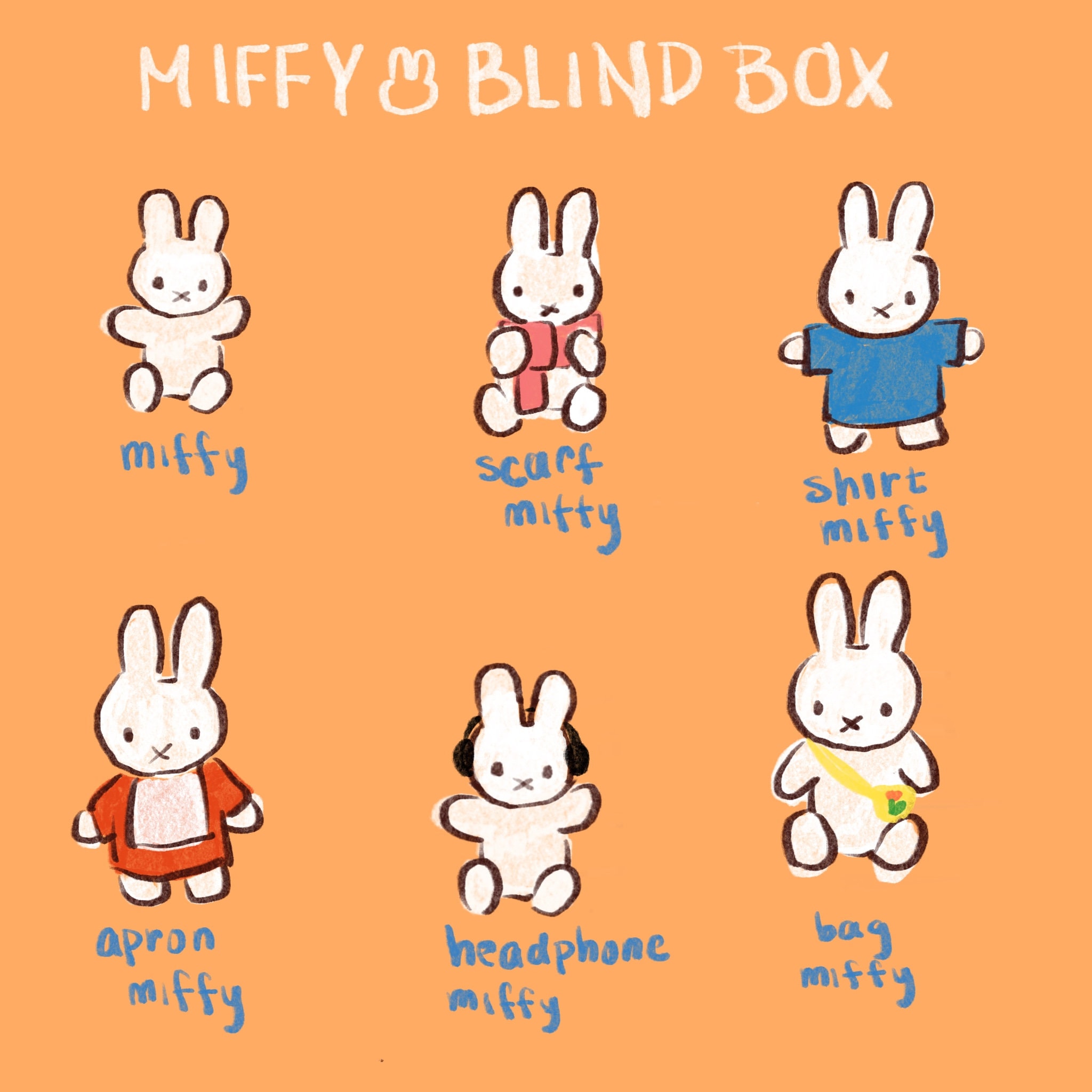 Clay Miffy Blind Box Etsy